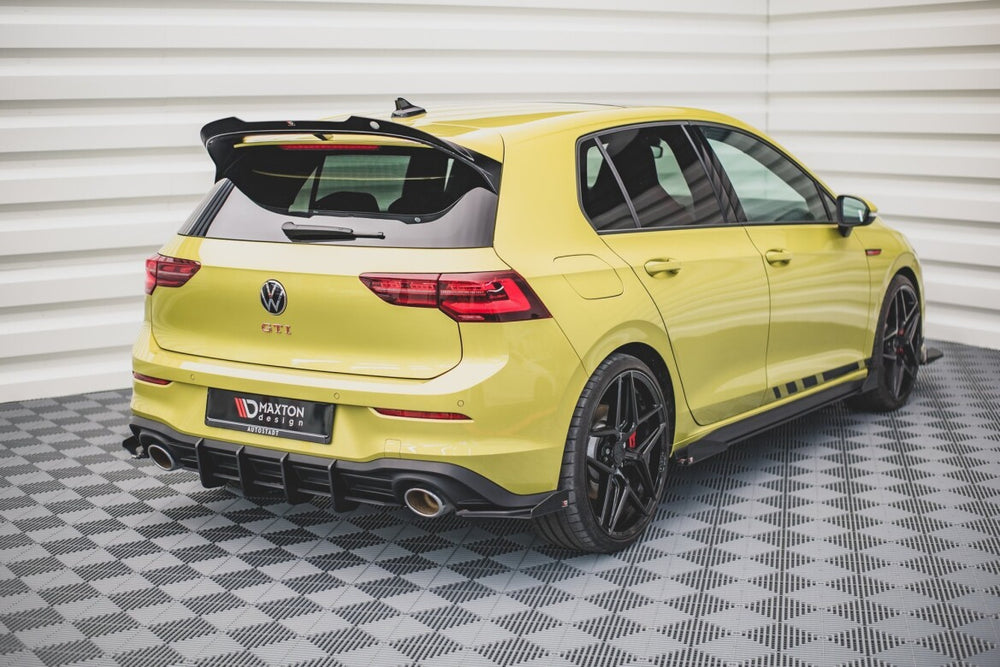 Maxton Parts - Heckansatz Diffusor V.2 passend für VW Golf GTI Clubsport Mk8 schwarz matt
