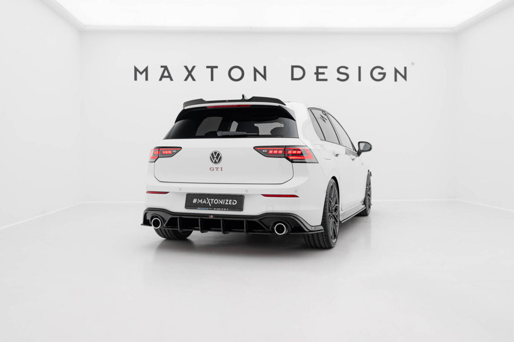 Maxton Parts - Heckansatz Diffusor V.5 passend für VW Golf GTI Mk8 schwarz matt