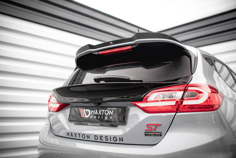 Maxton Parts - Heckscheiben Spoiler passend für Ford Fiesta Standard/ ST-Line/ ST schwarz Hochglanz