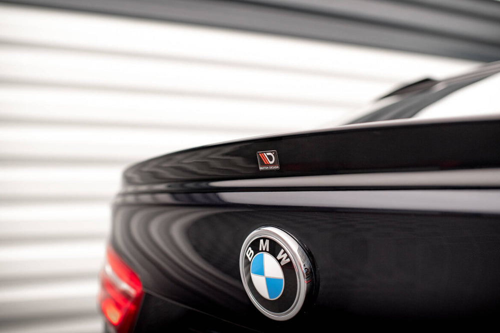 Maxton Parts - Heckspoiler 3D V.2 passend für BMW X6 F16 M-Paket / X6 M F86 schwarz Hochglanz