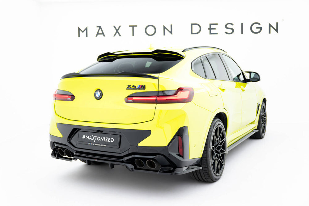 Maxton Parts - Heckspoiler Lippe oben passend für BMW X4 M F98 FL schwarz Hochglanz