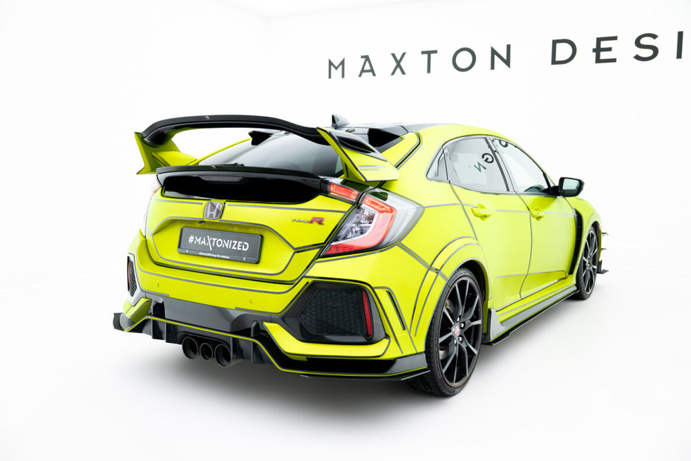 Maxton Parts - Heckspoiler Lippe oben V.1 passend für Honda Civic Type-R Mk10 / Mk10 FL schwarz Hochglanz