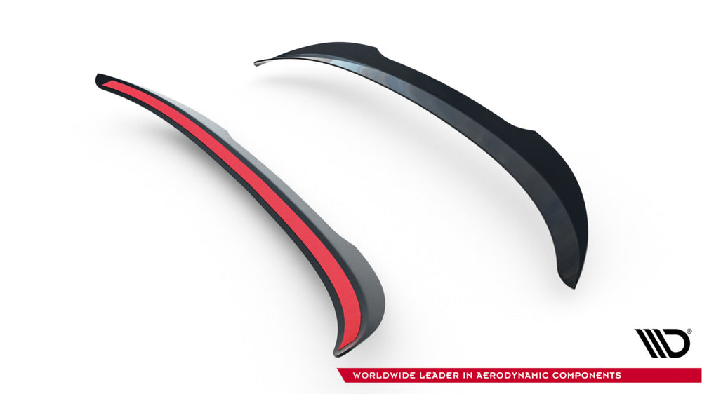 Maxton Parts - Heckspoiler Lippe passend für ABARTH 500 Mk1 schwarz Hochglanz