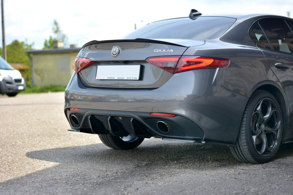 Maxton Parts - Heckspoiler Lippe passend für Alfa Romeo Giulia schwarz Hochglanz