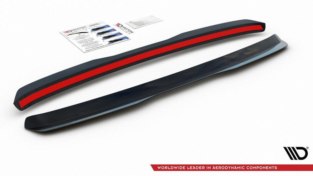 Maxton Parts - Heckspoiler Lippe passend für Audi A3 8L schwarz Hochglanz