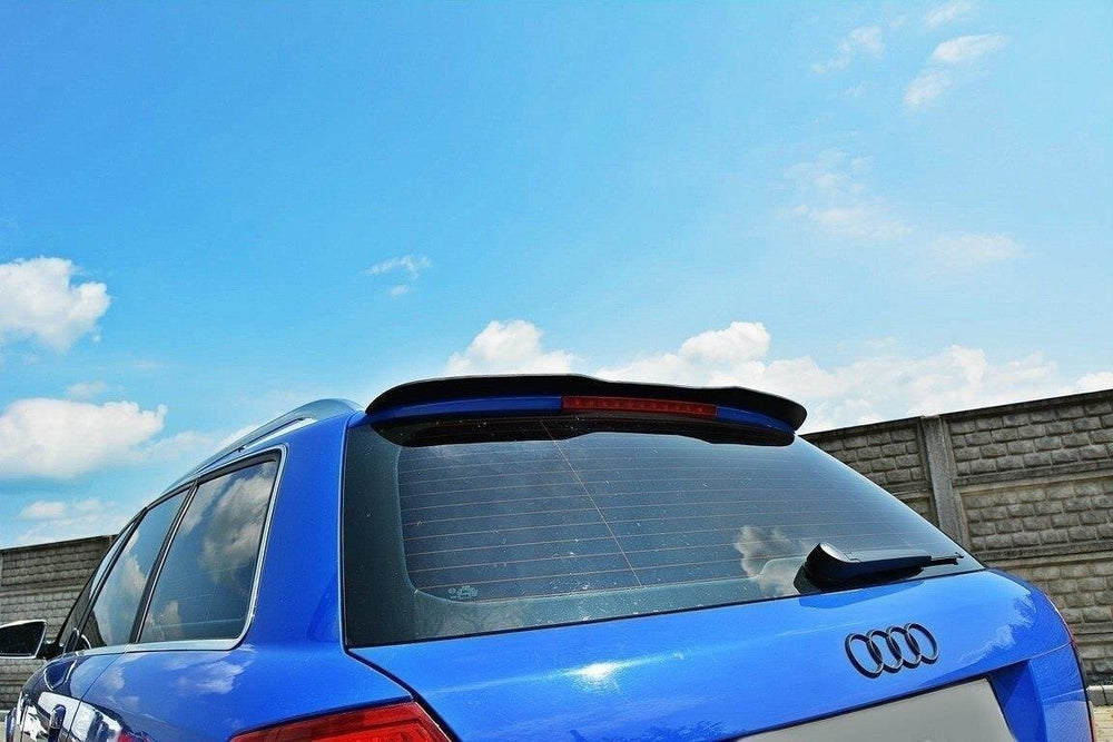 Maxton Parts - Heckspoiler Lippe passend für Audi S4 B6 Avant schwarz Hochglanz