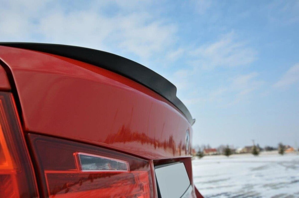 Maxton Parts - Heckspoiler Lippe passend für BMW 3er Limousine F30 schwarz Hochglanz