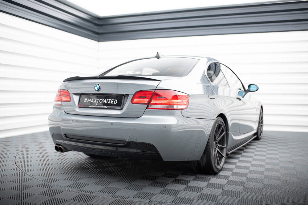Maxton Parts - Heckspoiler Lippe passend für BMW 3er M-Paket Coupe E92 schwarz Hochglanz