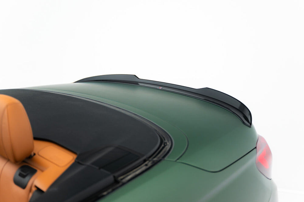 Maxton Parts - Heckspoiler Lippe passend für BMW 4er Cabrio F33 schwarz Hochglanz