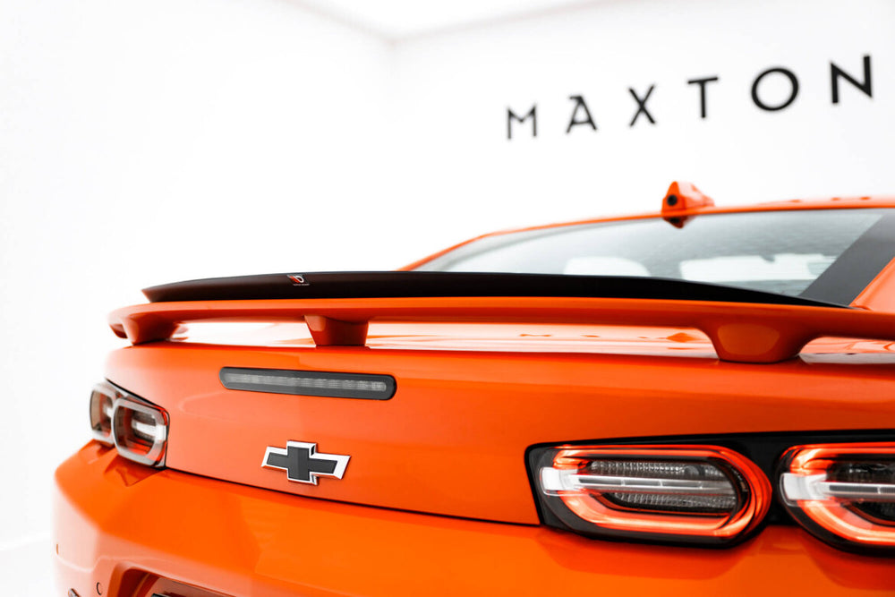 Maxton Parts - Heckspoiler Lippe passend für Chevrolet Camaro SS Mk6 FL schwarz Hochglanz