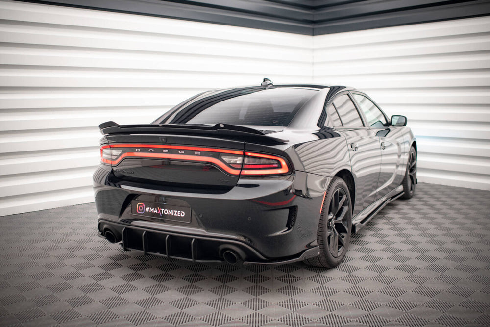 Maxton Parts - Heckspoiler Lippe passend für Dodge Charger SRT Mk7 FL schwarz Hochglanz