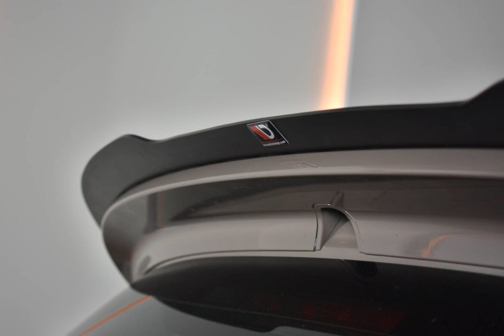 Maxton Parts - Heckspoiler Lippe passend für Fiat 500 Hatchback SPORT vor FL schwarz Hochglanz