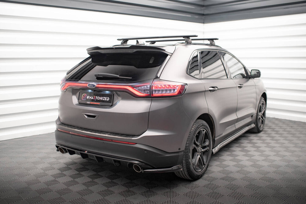 Maxton Parts - Heckspoiler Lippe passend für Ford Edge Mk2 schwarz Hochglanz