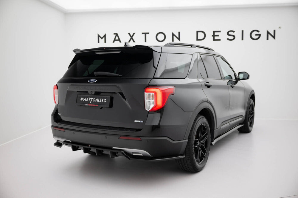 Maxton Parts - Heckspoiler Lippe passend für Ford Explorer XLT Mk6 schwarz Hochglanz