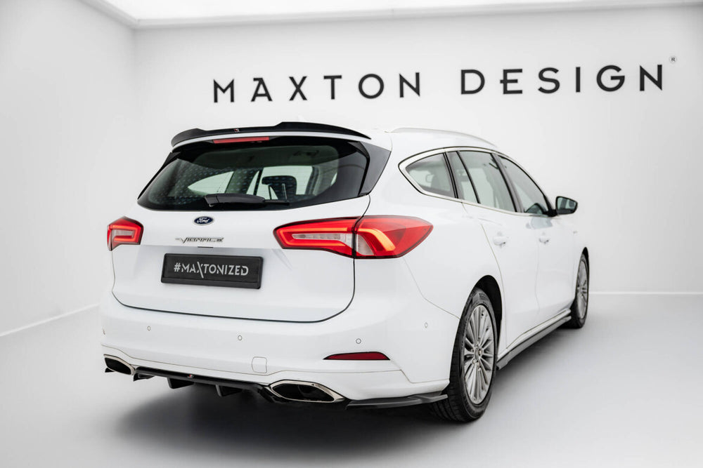 Maxton Parts - Heckspoiler Lippe passend für Ford Focus Vignale Kombi Mk4 schwarz Hochglanz