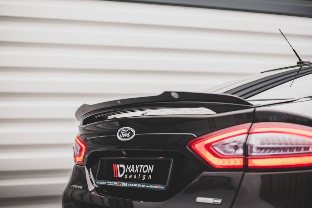 Maxton Parts - Heckspoiler Lippe passend für Ford Mondeo Mk5 schwarz Hochglanz