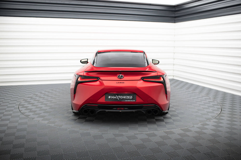 Maxton Parts - Heckspoiler Lippe passend für Lexus LC 500 schwarz Hochglanz
