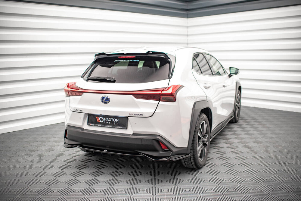 Maxton Parts - Heckspoiler Lippe passend für Lexus UX F-Sport Mk1 schwarz Hochglanz