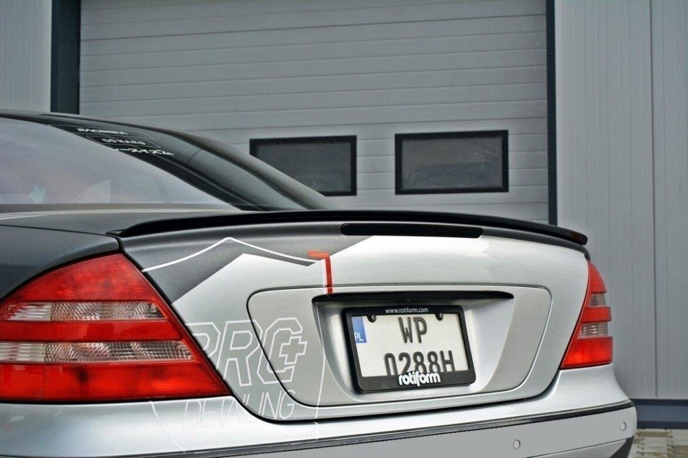 Maxton Parts - Heckspoiler Lippe passend für Mercedes CL-Klasse C215 schwarz Hochglanz