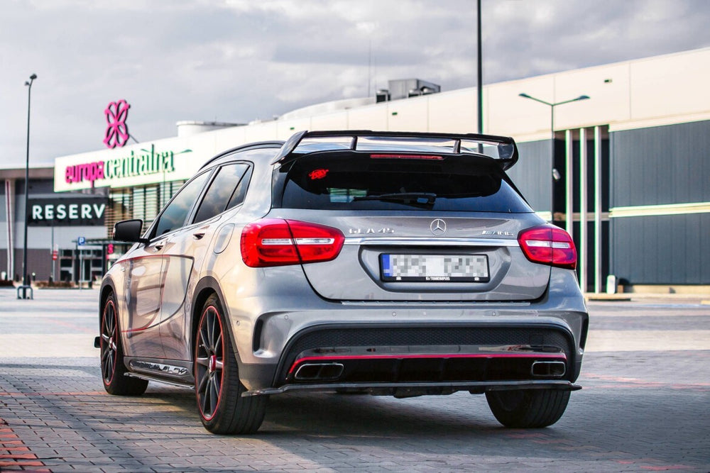 Maxton Parts - Heckspoiler Lippe passend für Mercedes GLA 45 AMG SUV (X156) vor FL Carbon Look