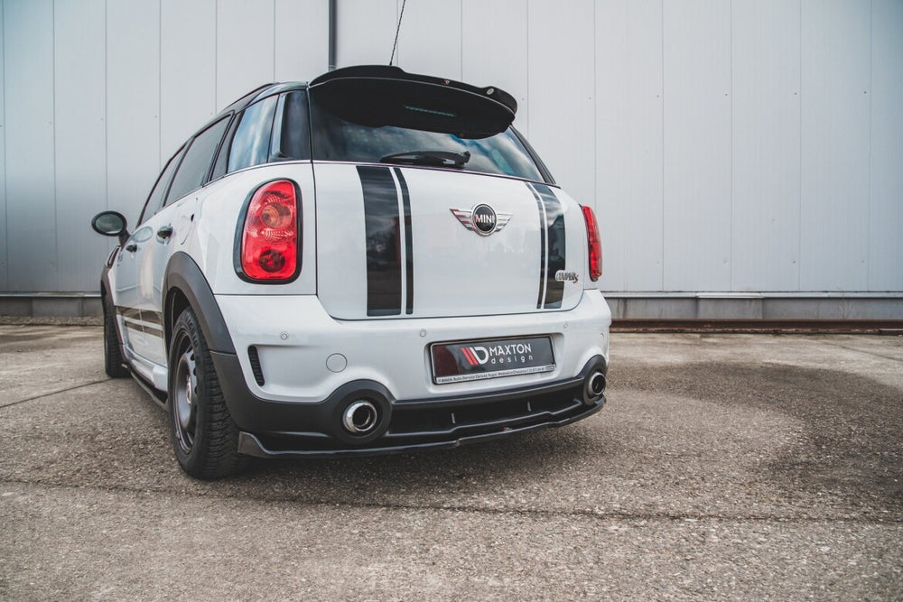 Maxton Parts - Heckspoiler Lippe passend für Mini Countryman Mk1 JCW schwarz Hochglanz