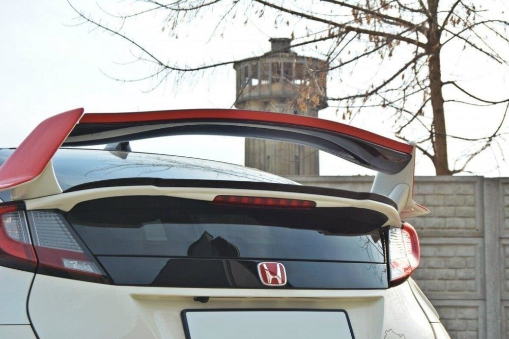 Maxton Parts - Heckspoiler Lippe passend für n.2 Honda Civic IX TYPE R schwarz Hochglanz