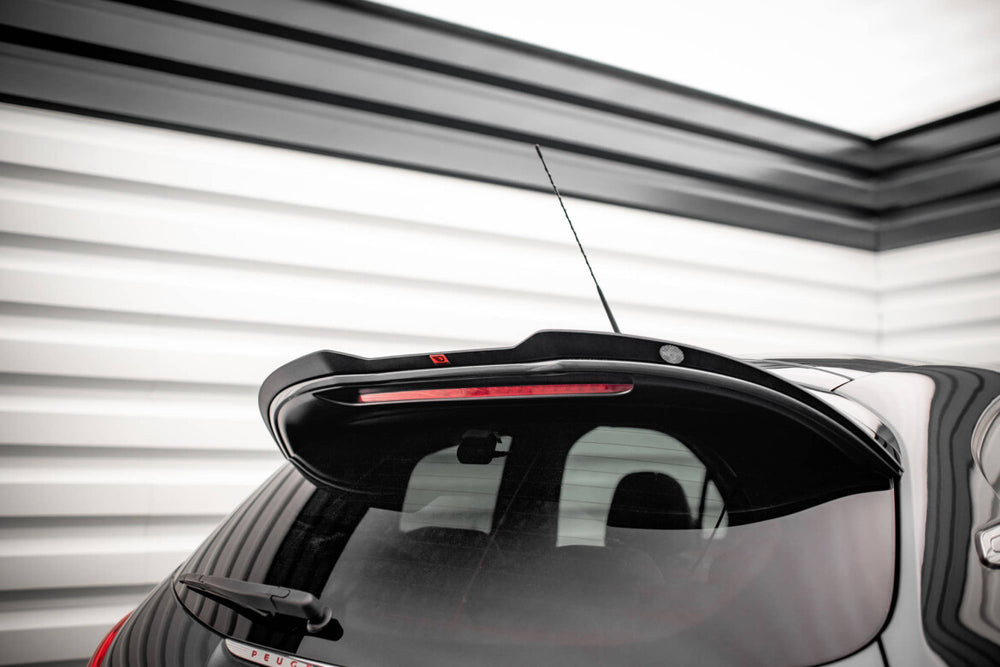 Maxton Parts - Heckspoiler Lippe passend für Peugeot 208 GTi Mk1 schwarz Hochglanz
