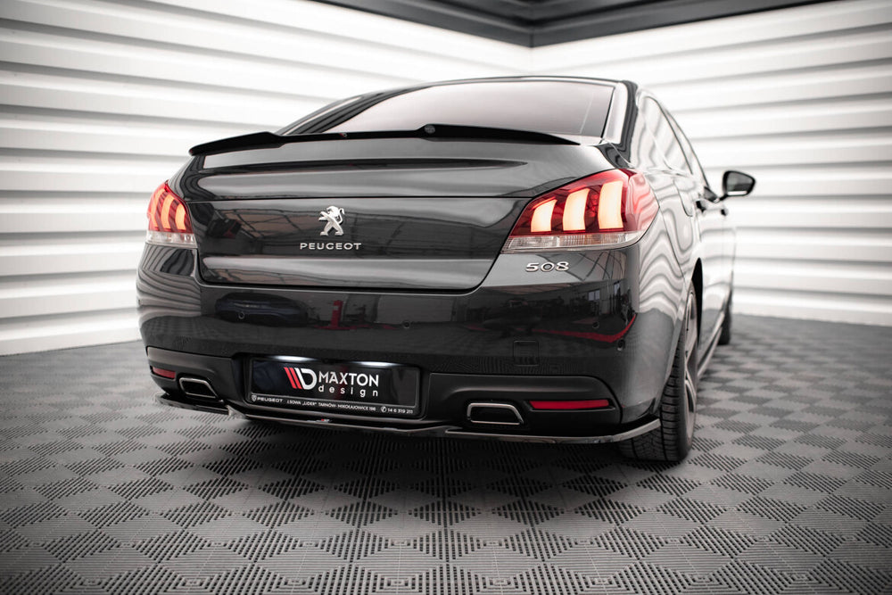Maxton Parts - Heckspoiler Lippe passend für Peugeot 508 GT Mk1 FL schwarz Hochglanz