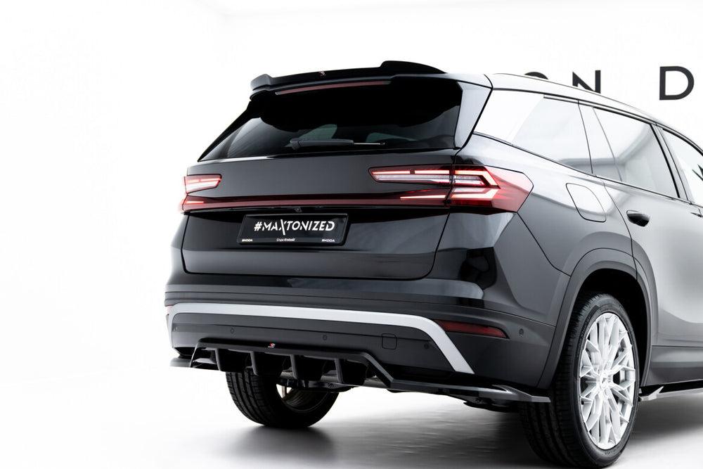 Maxton Parts - Heckspoiler Lippe passend für Skoda Kodiaq Mk2 schwarz Hochglanz