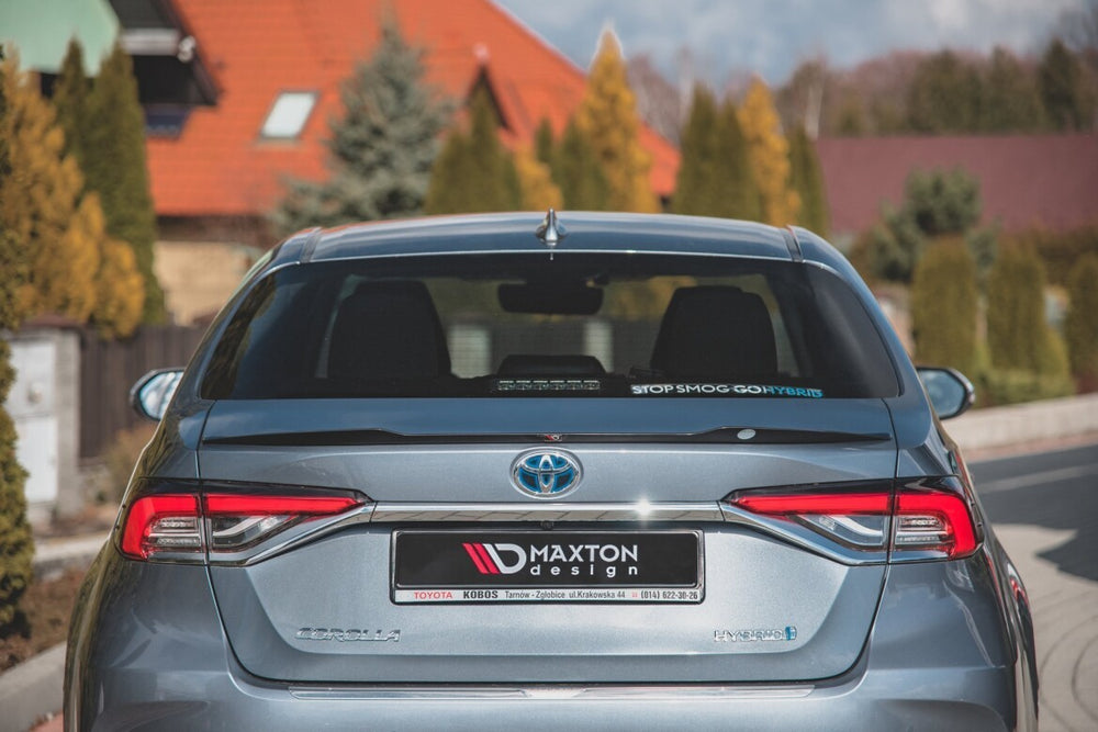 Maxton Parts - Heckspoiler Lippe passend für Toyota Corolla XII Limousine schwarz Hochglanz