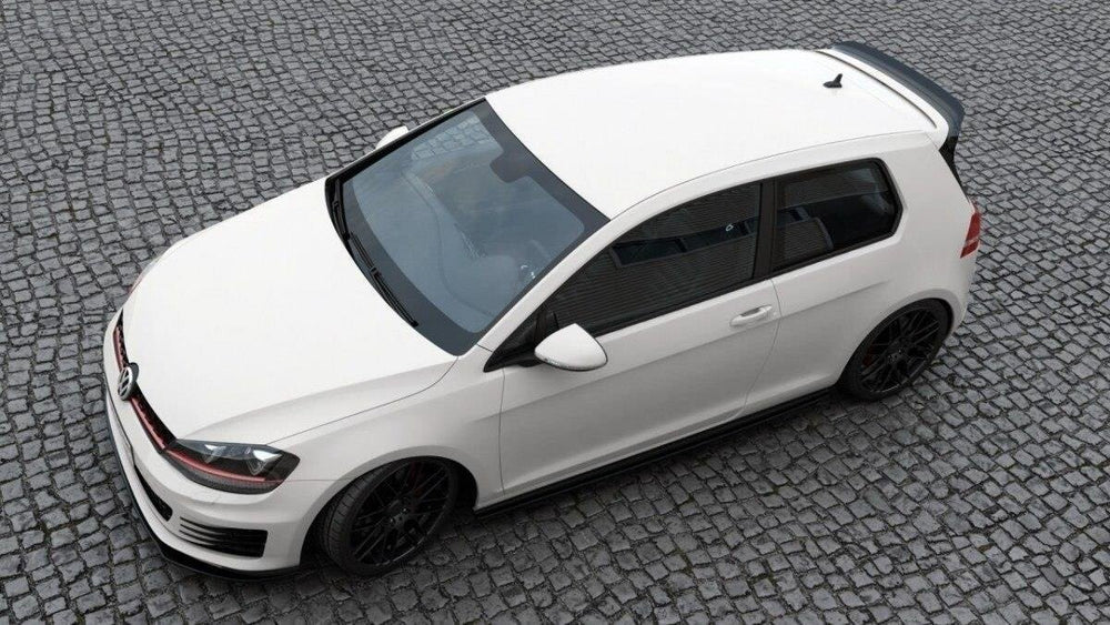 Maxton Parts - Heckspoiler Lippe passend für VW Golf 7 GTI CLUBSPORT schwarz Hochglanz