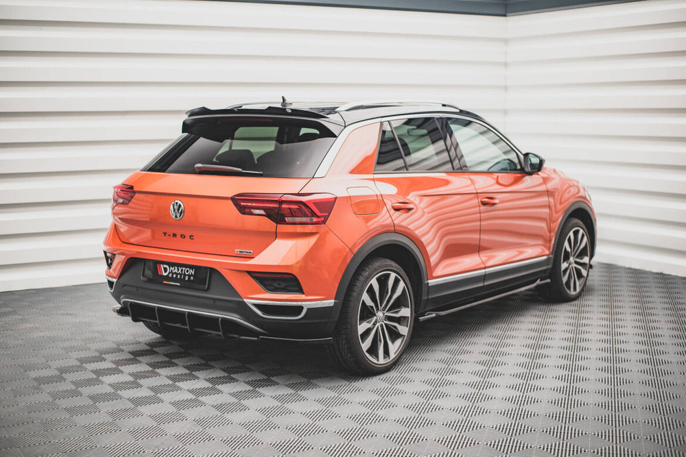 Maxton Parts - Heckspoiler Lippe passend für VW T-Roc Mk1 schwarz Hochglanz
