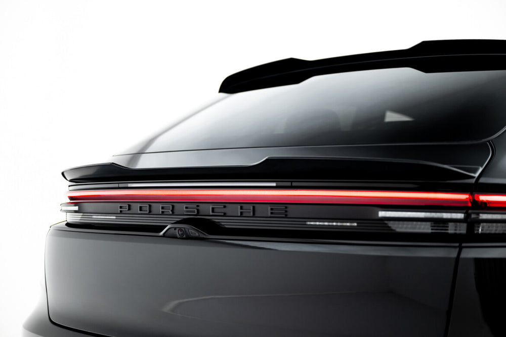 Maxton Parts - Heckspoiler Lippe unten passend für Porsche Macan EV Mk1 schwarz Hochglanz