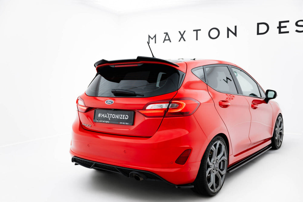 Maxton Parts - Heckspoiler Lippe V.1 passend für Ford Fiesta Mk8 ST / ST-Line schwarz Hochglanz (FO-FI-8-ST-CAP1-G)