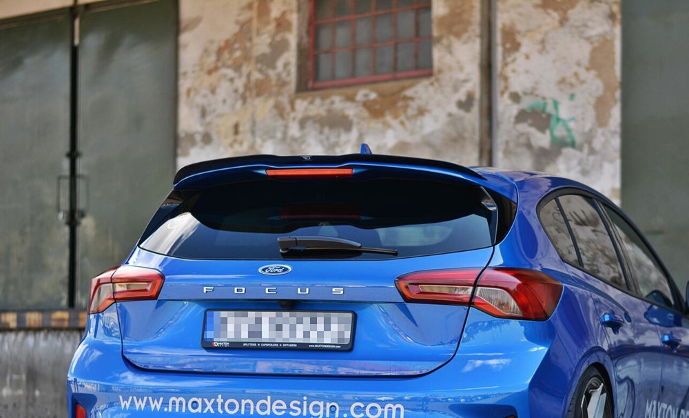 Maxton Parts - Heckspoiler Lippe V.1 passend für Ford Focus Hatchback ST-Line Mk4 schwarz Hochglanz