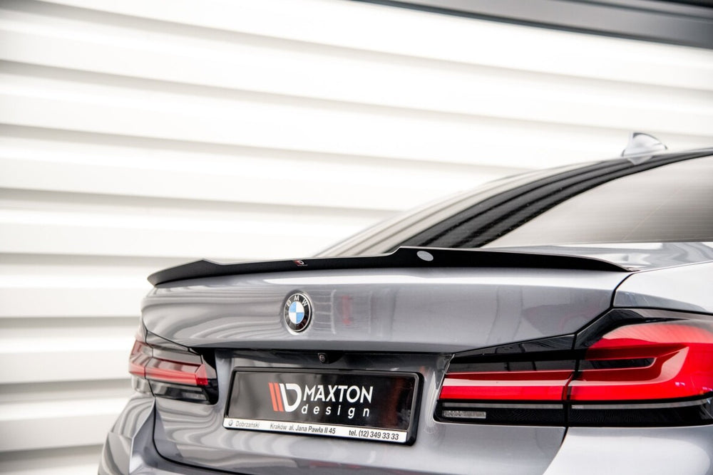 Maxton Parts - Heckspoiler Lippe V.2 passend für BMW 5er Standard / M-Paket Limousine G30 / G31 schwarz Hochglanz