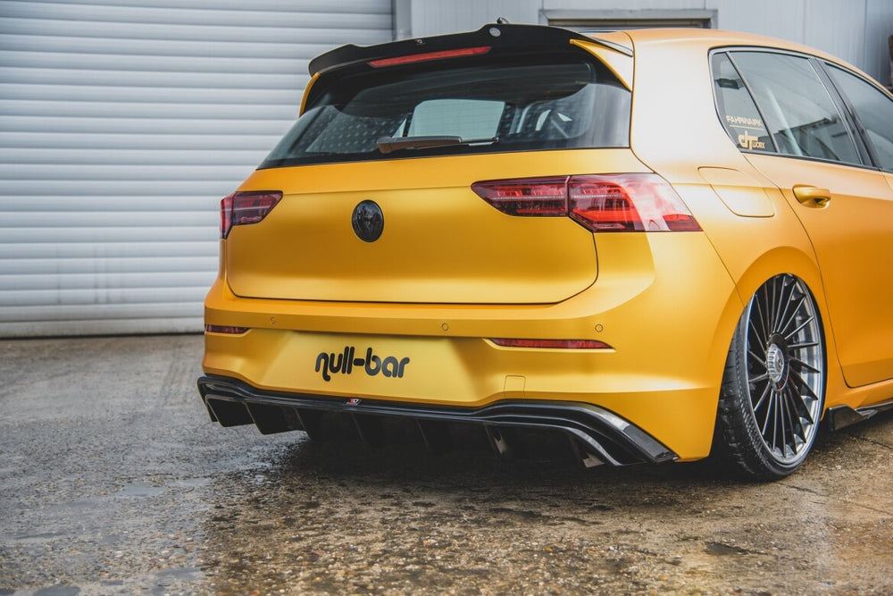 Maxton Parts - Heckspoiler Lippe V.2 passend für VW Golf Mk8 FL schwarz Hochglanz