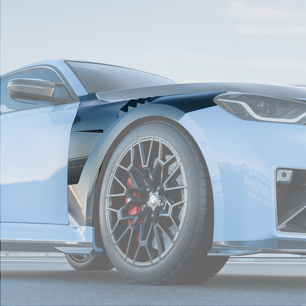SOOQOO Carbon Kotflügel passend für BMW M2 (G87)