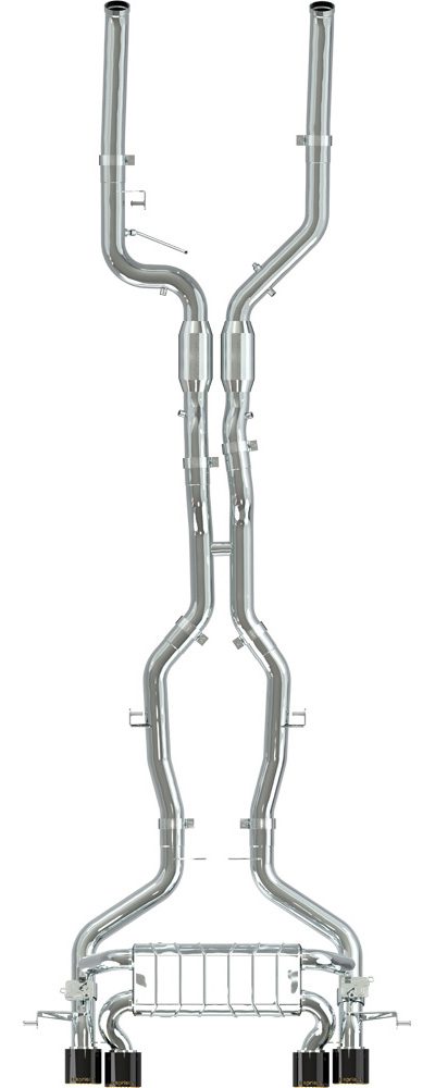 BMW M2 G87 - Satz Downpipes mit 250 Zellen Sportkat