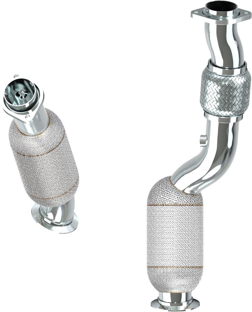 BMW X3M Competition G01, F97 - Satz Downpipes mit 250 Zellen Sportkat