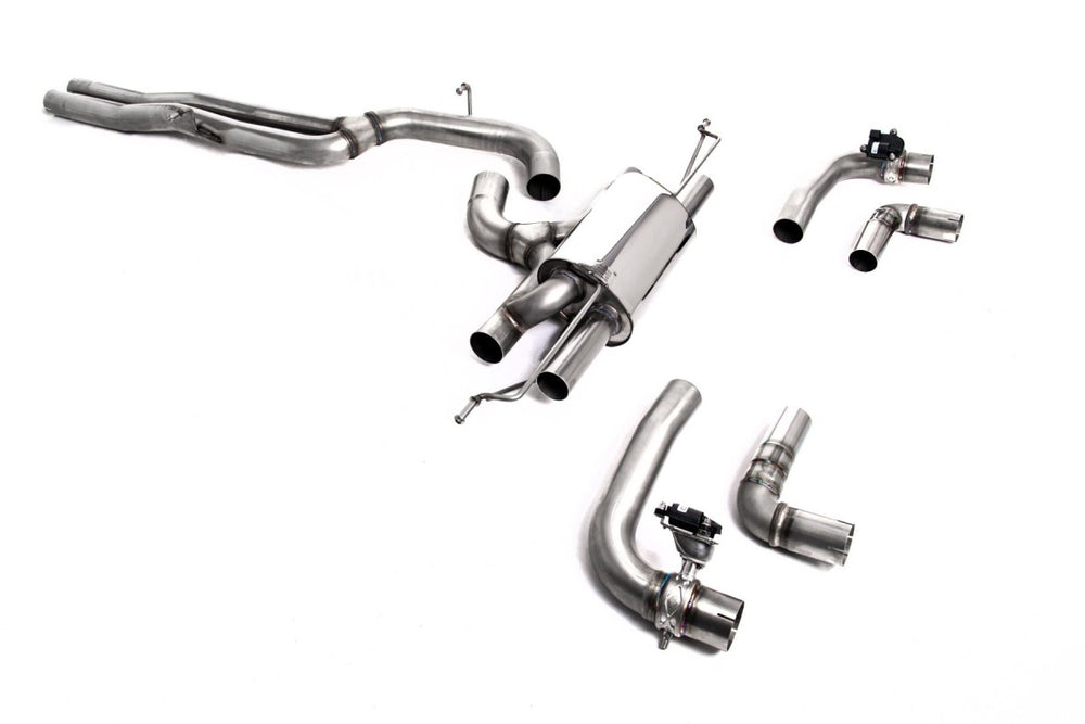 Milltek Klappen Auspuffanlage passend für Audi RS3 8Y Sportback ab OPF - Rennversion - ungedämpft (non-resonated)