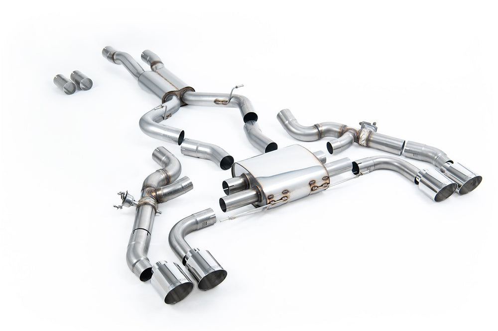 Milltek Klappen Auspuffanlage passend für BMW X3M & Competition G01 3.0 Vor-LCI Modelle - OPF/GPF-Back