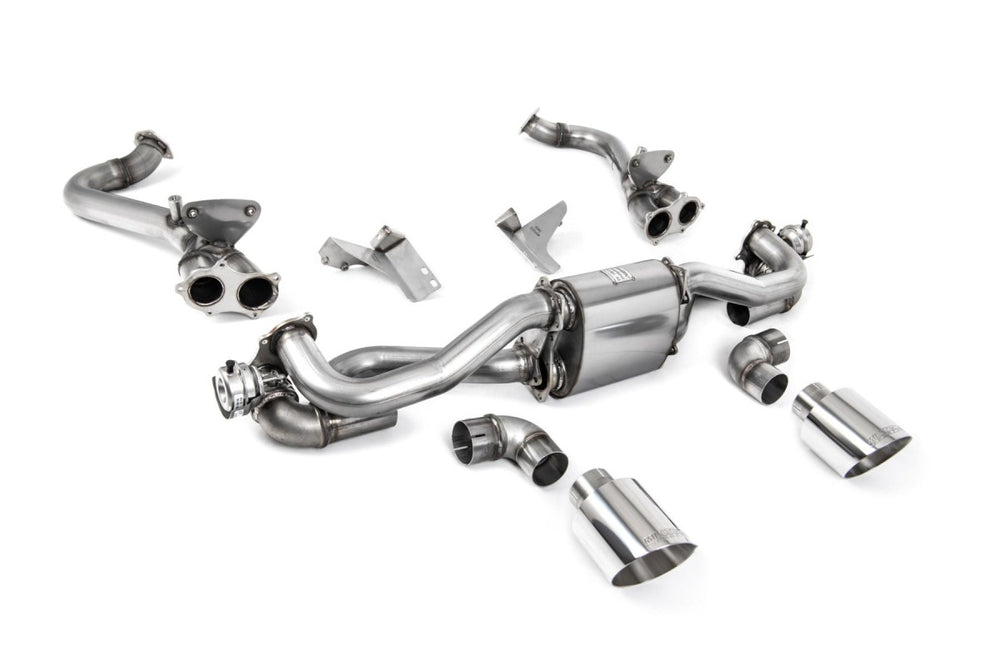 Milltek Klappen Auspuffanlage passend für Porsche Boxster Cayman 718 GTS 4.0 Handschalter nach Februar 2020 - mit OPF-Bypass