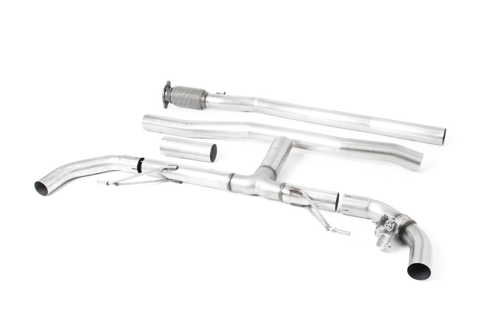 Milltek Renn-Auspuffanlage passend für Mercedes A-Klasse A35 AMG 2.0 Turbo W177 mit Klappen (SSXMZ131)