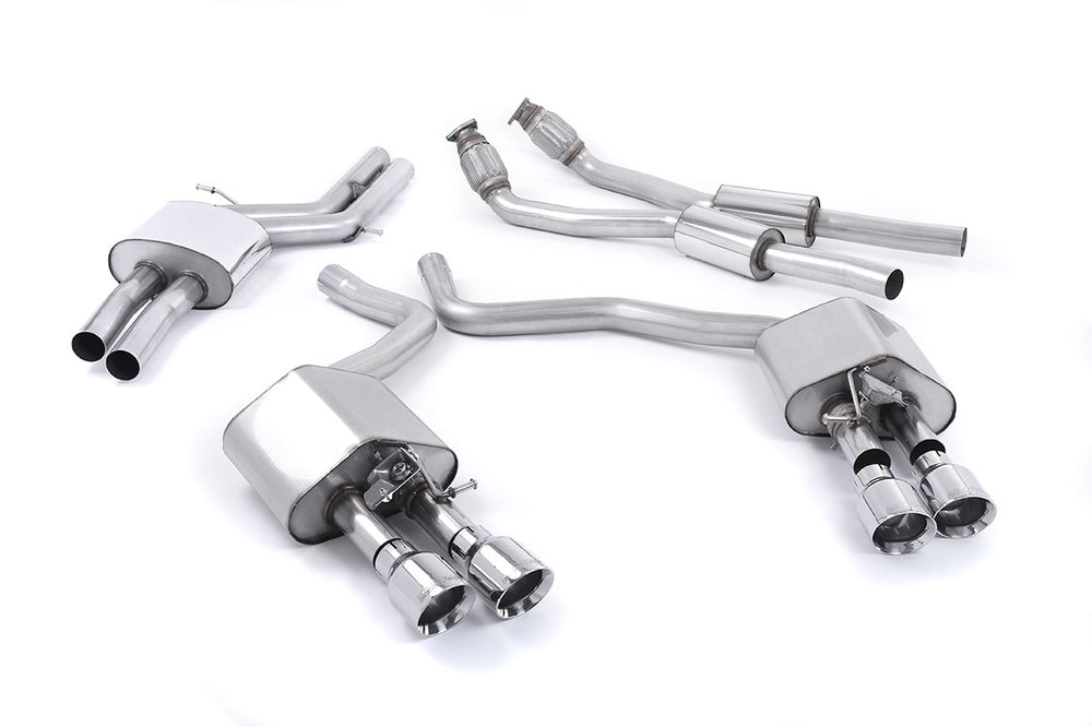 Milltek Sport Abgasanlage passend für Audi S6 C7 & S7 Sportback 4.0 TFSI quattro S-Tronic resonated
