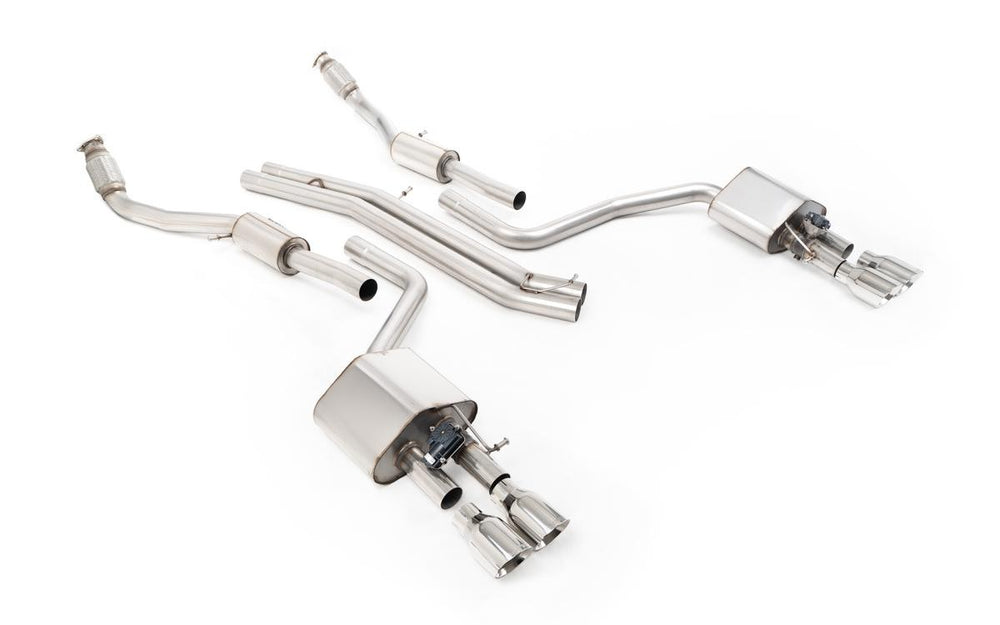 Milltek Sport Abgasanlage passend für Audi S8 D4 4.0 TFSI quattro non-resonated