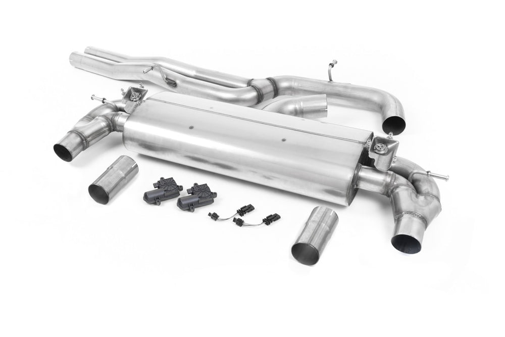 Milltek Sport Auspuffanlage passend für Audi RS3 8V Limousine - ungedämpft (non-resonated)