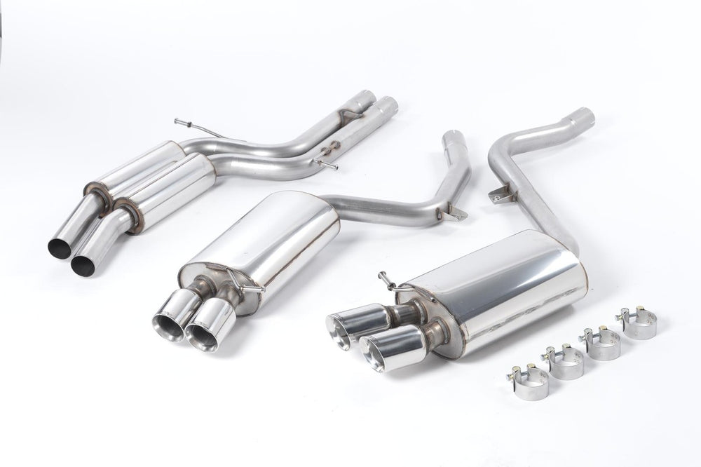 Milltek Sport Auspuffanlage passend für Audi S5 4.2 V8 B8 Coupe resonated (gedämpft)