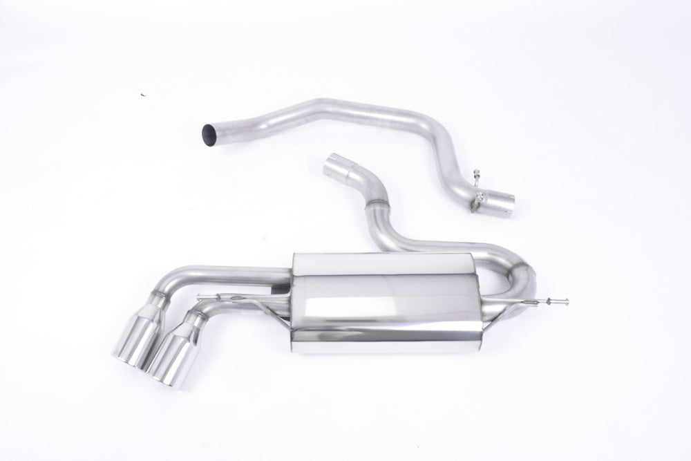 Milltek Sport Auspuffanlage passend für Audi TT Mk2 2.0 TFSi 2WD - Doppel-Endrohrvariante