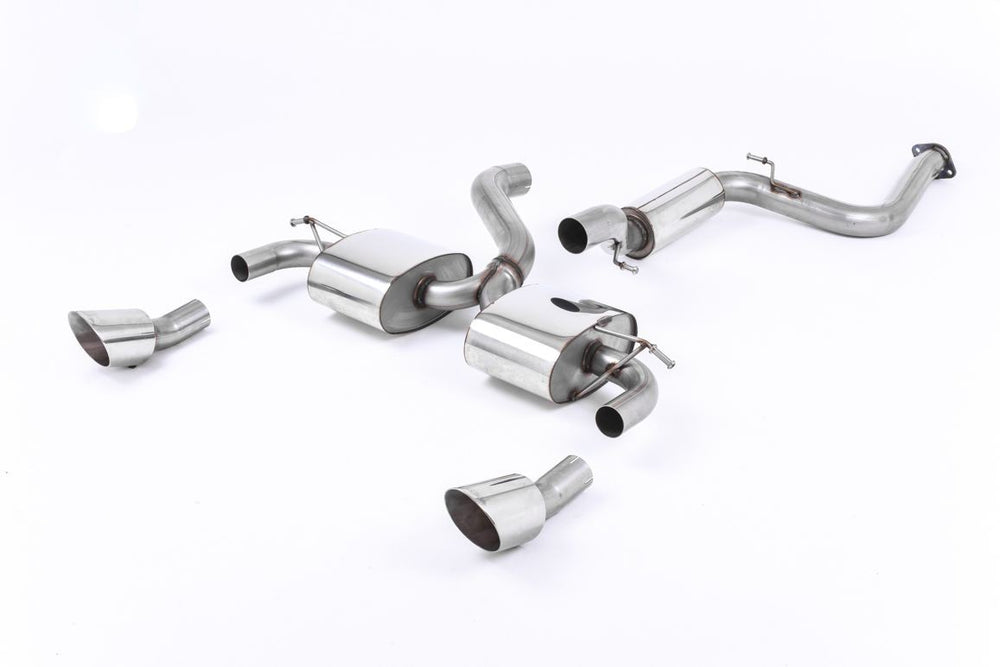 Milltek Sport Auspuffanlage passend für Ford Focus Mk2 RS 2.5T gedämpft (resonated)